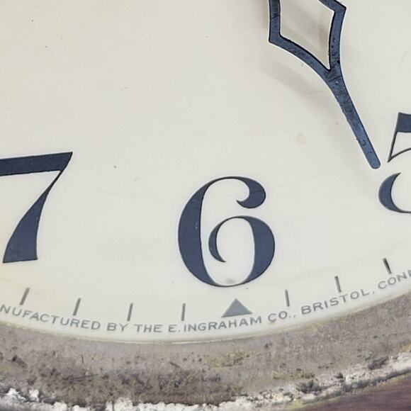 Vintage Antique Ingraham Mantle Clock Duplex in great working condition. - Picture 5 of 15